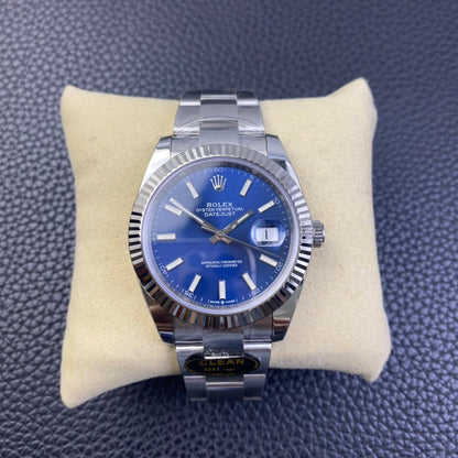 Rolex Oyster Perpetual Datejust 41, ref. 126334, blue dial