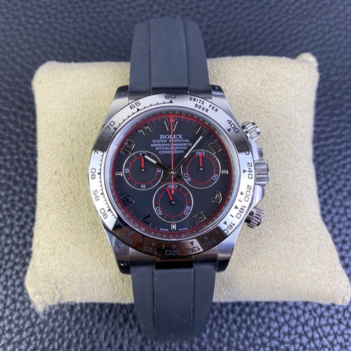 Rolex Cosmograph Daytona 40 - Black Red (Oysterflex)