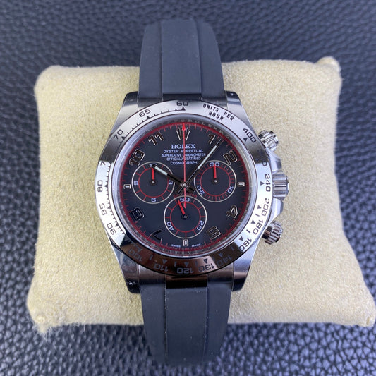 Rolex Cosmograph Daytona 40 - Black Red (Oysterflex)