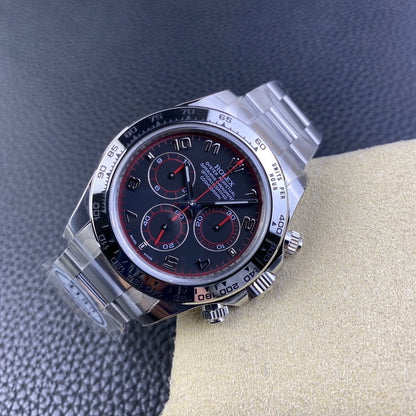 Rolex Cosmograph Daytona 40 - Black Red (Steel)