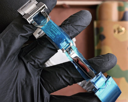 Blue Silver - White 904L Steel - Automatic - 42mm