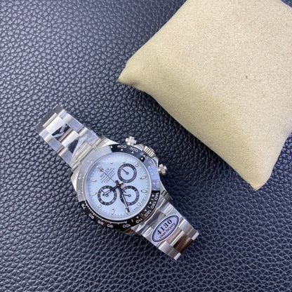 Rolex Cosmograph Daytona, stainless steel, white dial