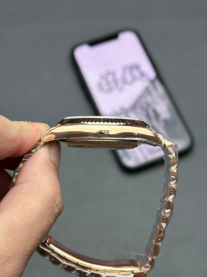 Rolex GMT-Master II, brown & yellow “Root Beer” style