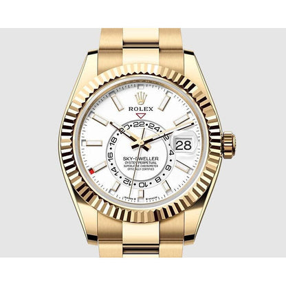 Rolex Yacht-Master 42, yellow gold / two-tone style