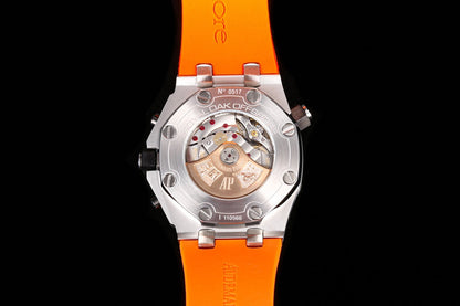 Chronograph -26703ST Orange - Rubber -Automatic - 42mm