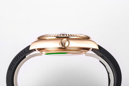 Rolex Sky-Dweller 42 - Brown Rose Gold (Black Rubber)