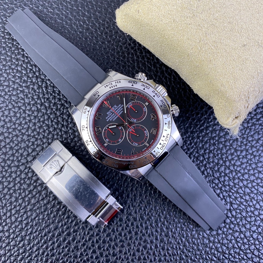 Rolex Cosmograph Daytona 40 - Black Red (Oysterflex)