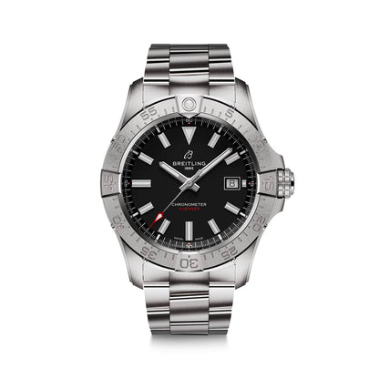 Silver Ceramic- Black AVG - Silver 904L Steel - Automatic - 42mm
