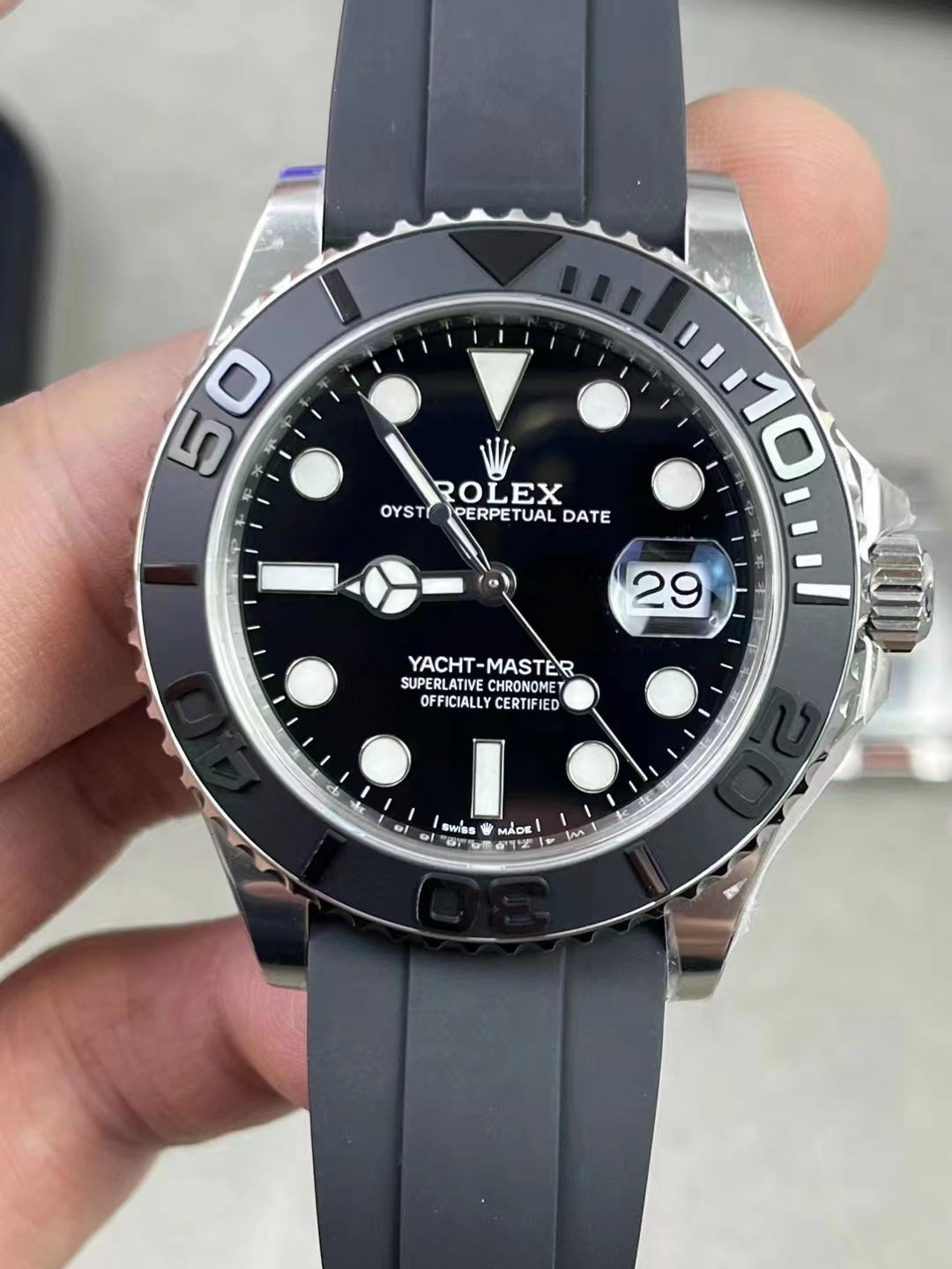 Rolex Sky-Dweller 42 - Black Silver (Black Rubber)