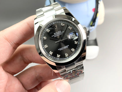 Rolex Oyster Perpetual Datejust 41, stainless steel, grey/silver dial