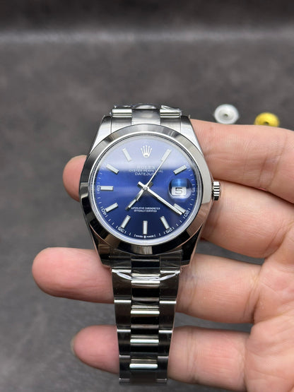 Rolex Datejust 41 Oystersteel with Blue Dial