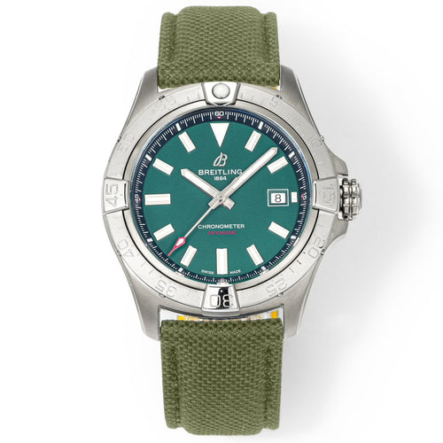 Silver Ceramic- Green AVG - Green Rubber - Automatic - 42mm