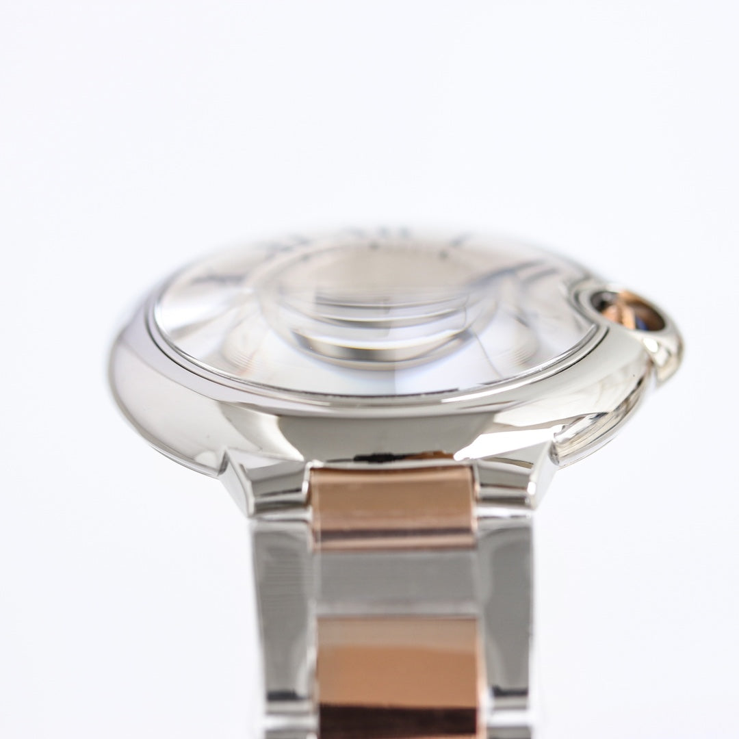 White Rosegold - White Silver - 904L Steel- Automatic - 36/42mm