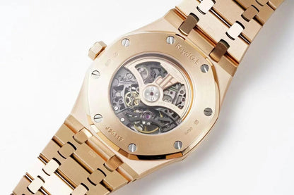 TOP 15407- Hollow Rosegold steel - Automatic - 41mm