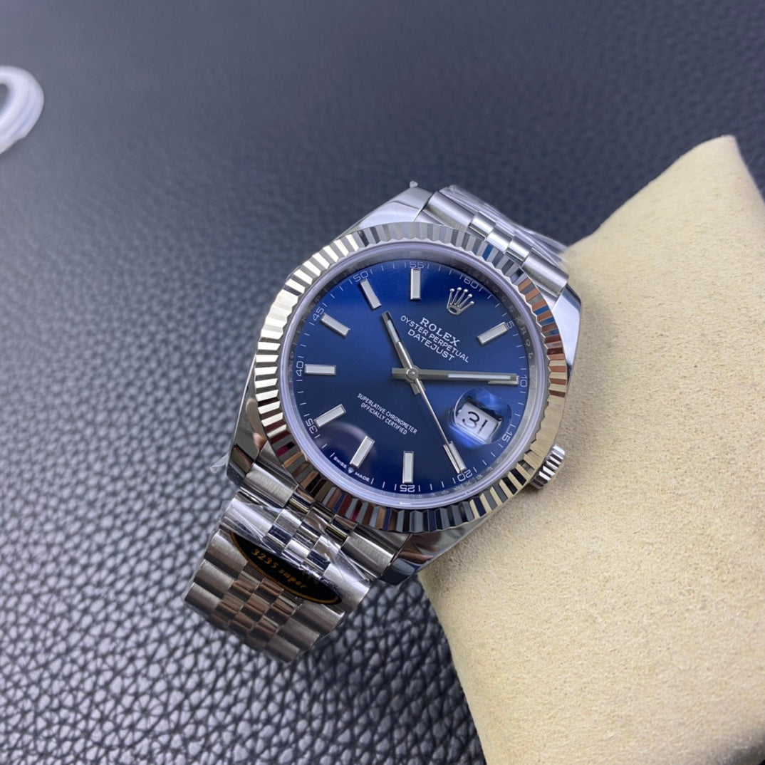 Rolex Oyster Perpetual Datejust 41, ref. 126334, blue dial