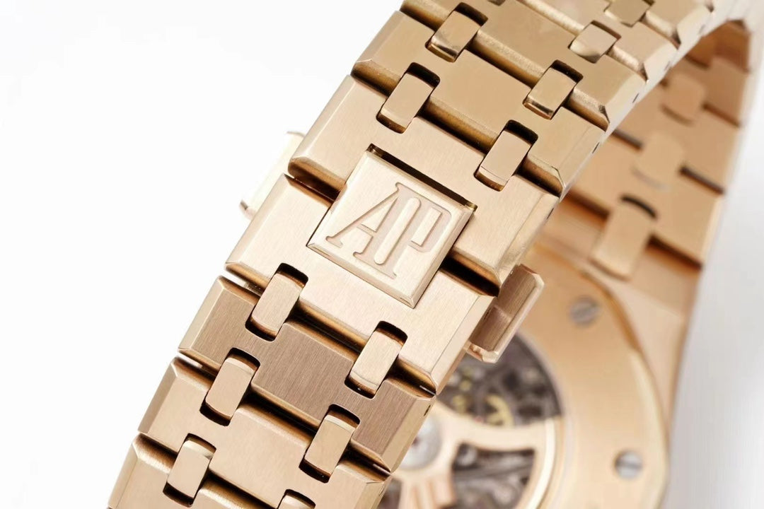 TOP 15407- Hollow Rosegold steel - Automatic - 41mm