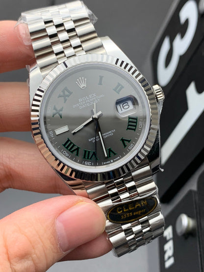 Rolex Oyster Perpetual Datejust 36/41, grey/silver dial