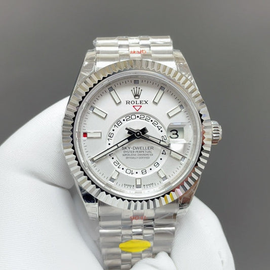 Rolex Yacht-Master 42, white/silver style