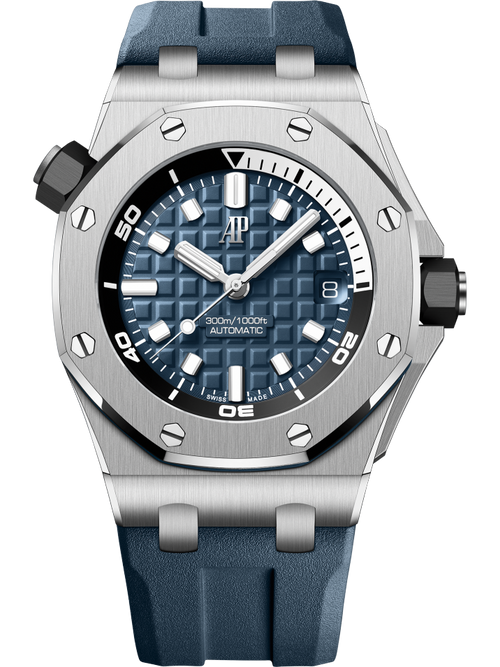 Blue Dial - Blue Rubber - 904L Steel - Automatic - 42mm