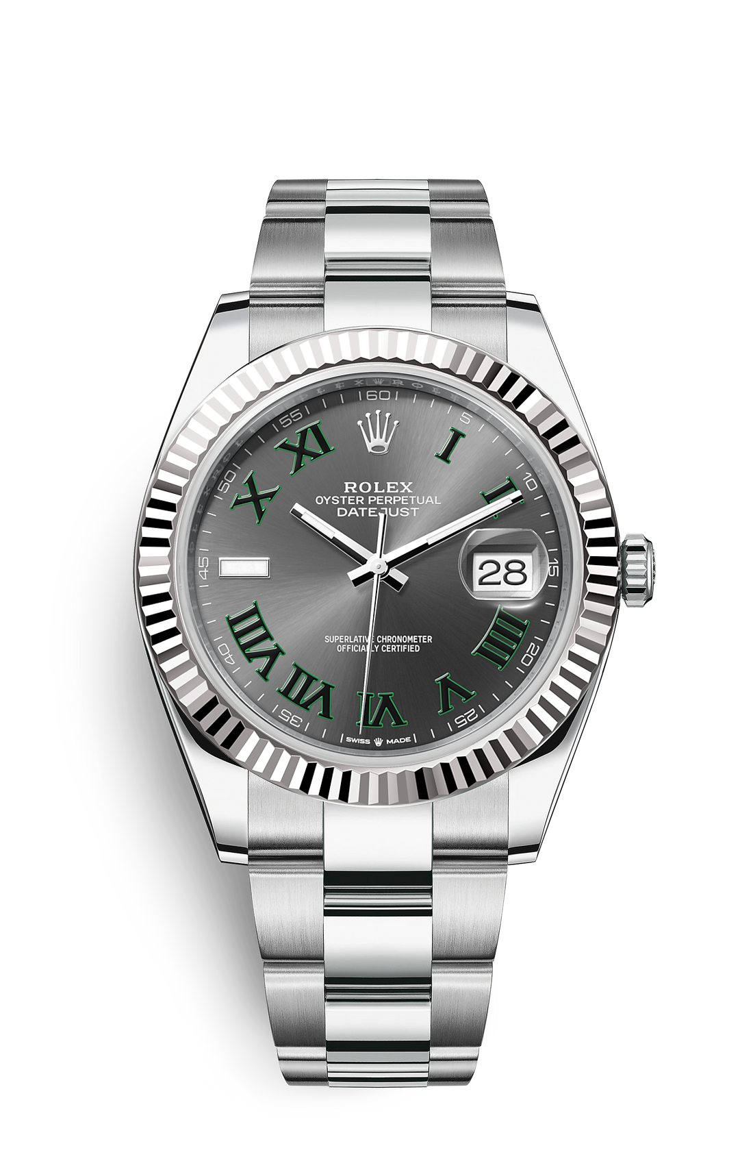 Rolex Oyster Perpetual Datejust 41, stainless steel, grey/silver dial