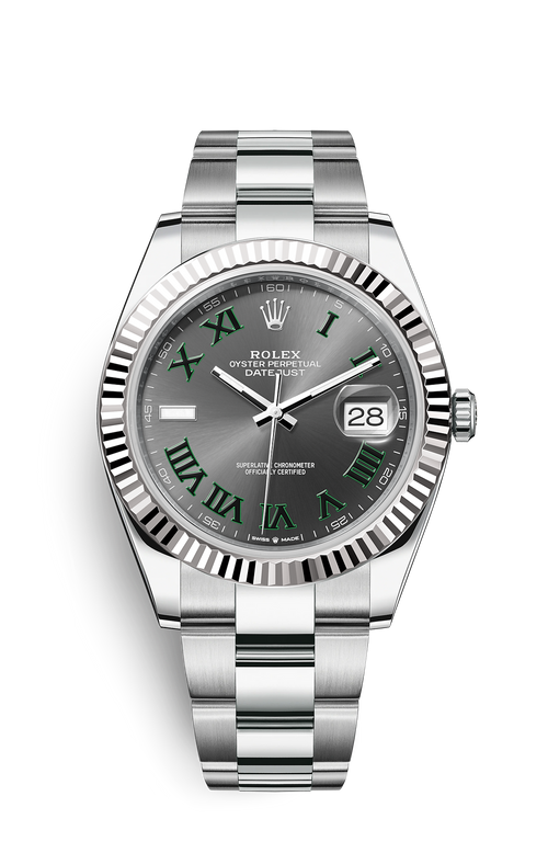 Rolex Oyster Perpetual Datejust 41, stainless steel, grey/silver dial