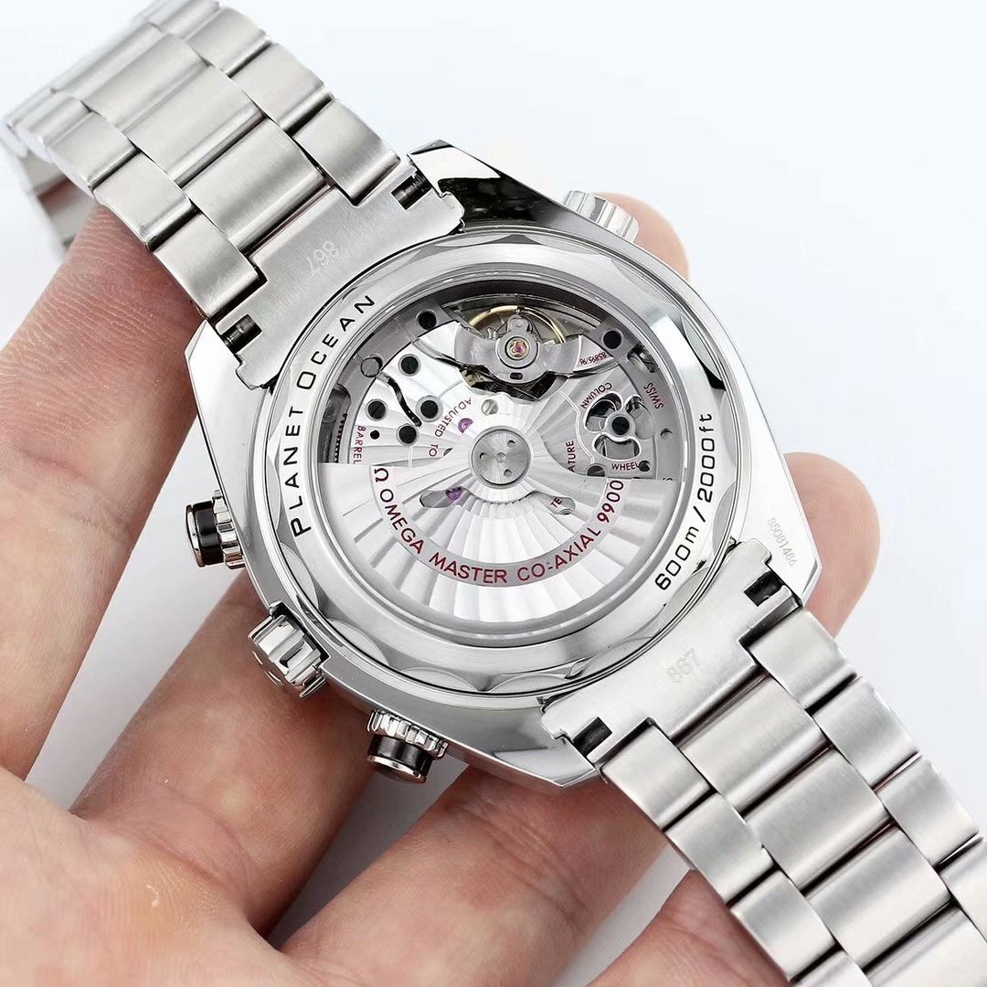 Chronograph - Selfwinding- Silver 904L Steel- Automatic - 45.5mm