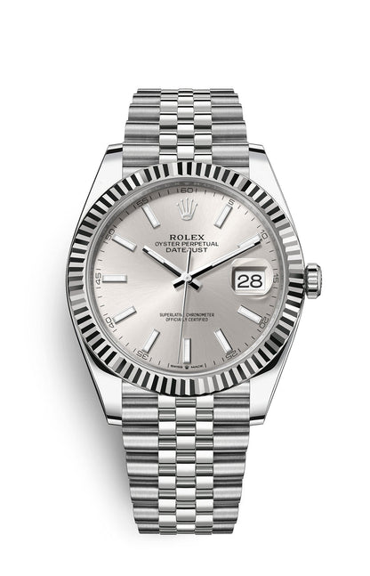 Rolex Oyster Perpetual 41, silver/white dial