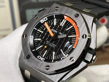 Black Bezel Ceramic-Black Face -Black Rubber - Automatic - 42mm