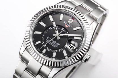 Rolex Sky-Dweller 42 - Black Silver (Steel)