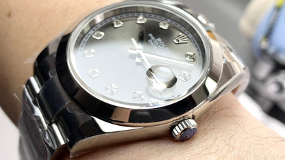 Rolex Oyster Perpetual Datejust 41, stainless steel, grey/silver dial