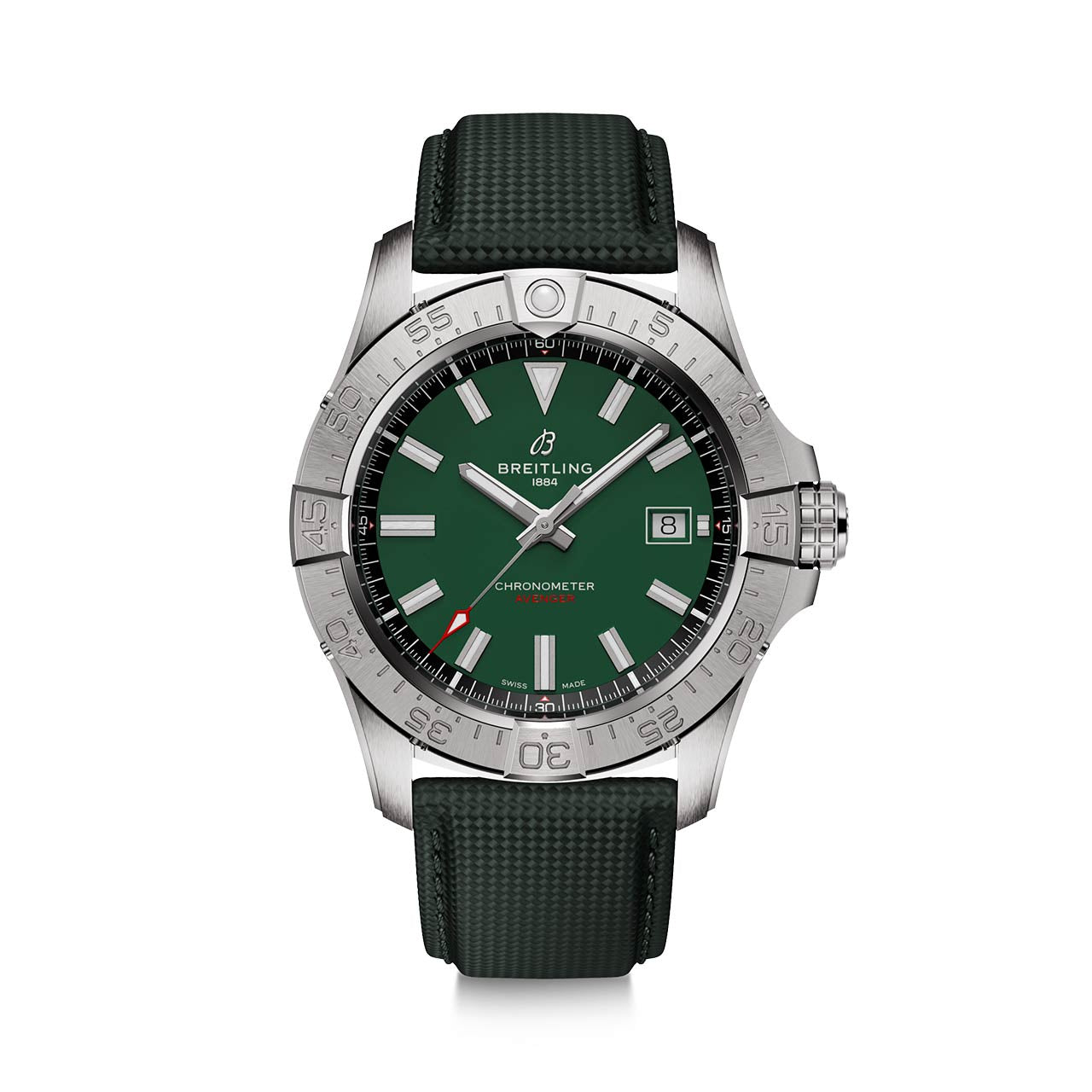 Silver Ceramic- Green AVG - Green Rubber - Automatic - 42mm