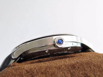 DRIVE-WSNM0009 - Grey Silver- Black Leather - Automatic - 40*41mm