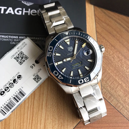 Blue - Silver 904L steel - Automatic - 41mm