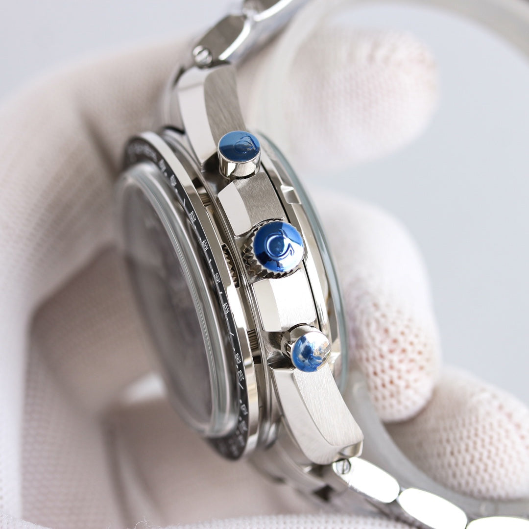 Chronograph -329.30.44.51.01.001 - Black Ceramic- 316L Steel- Automatic - 44mm