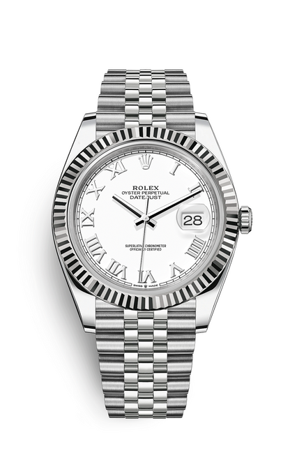 Rolex Oyster Perpetual 41, silver/white dial