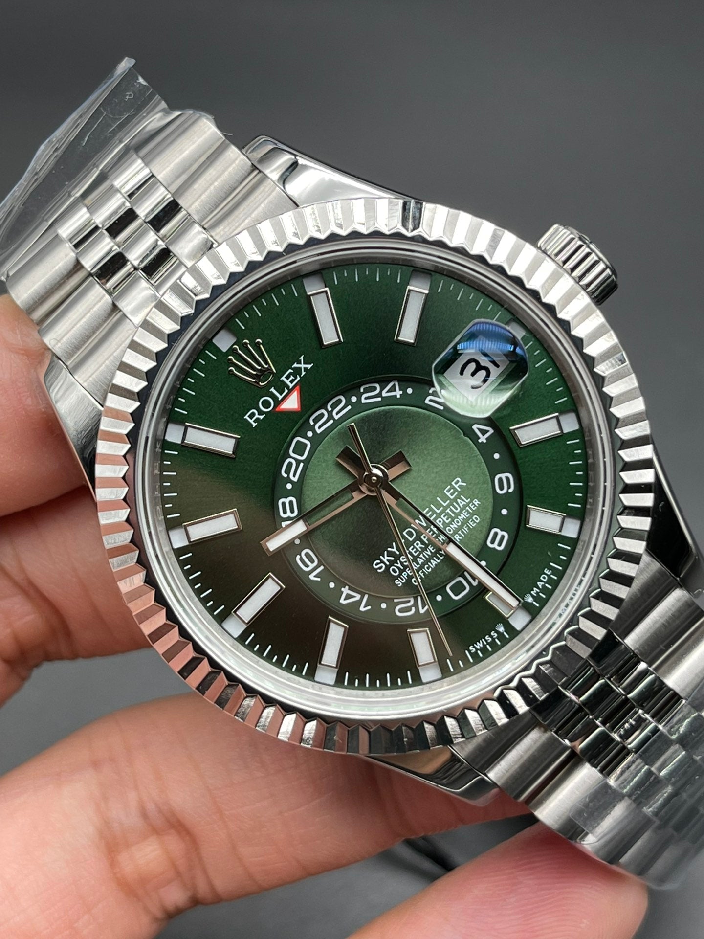 Rolex Sky-Dweller 42 - Green Silver