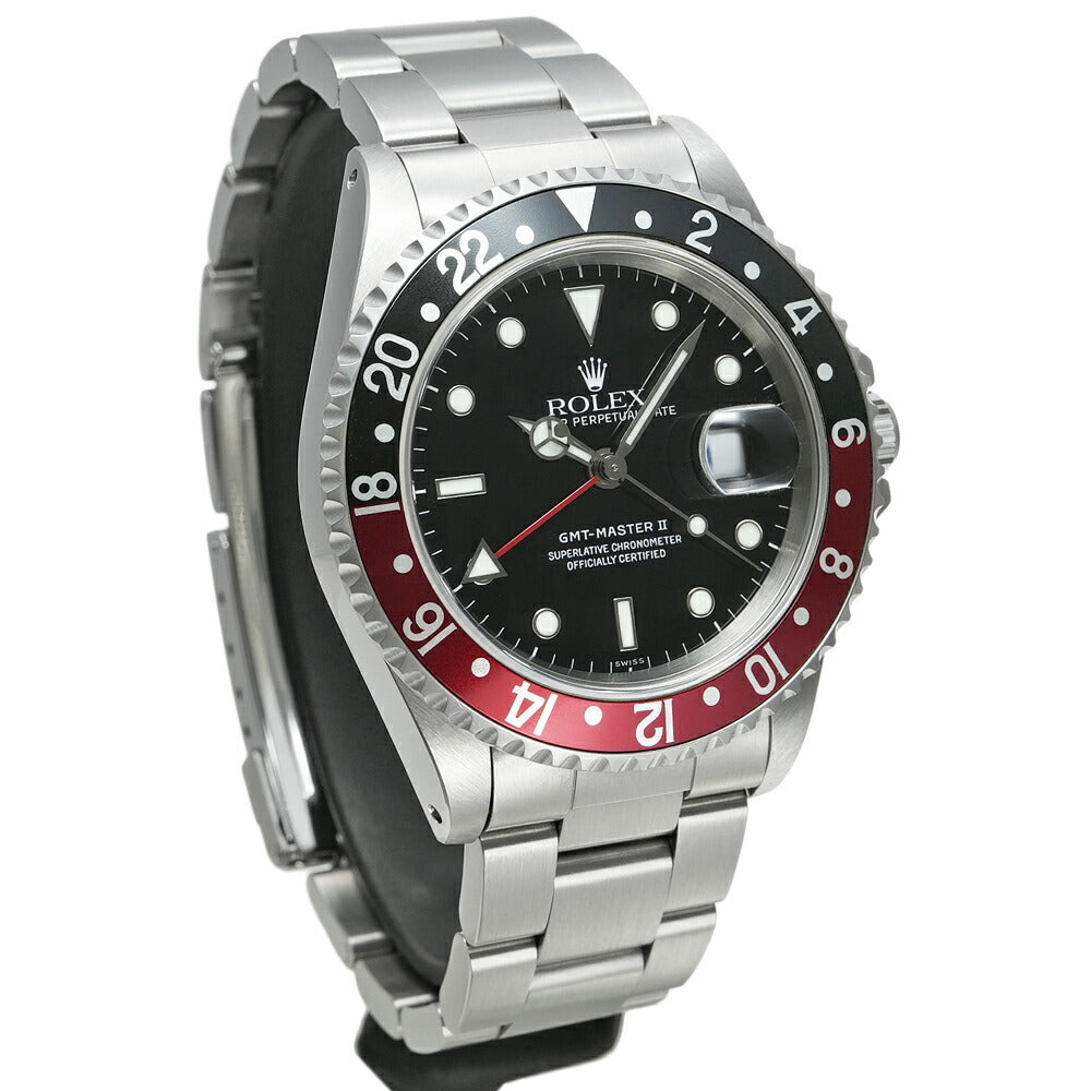 Rolex GMT-Master II, red & black bezel (“Coke” style)