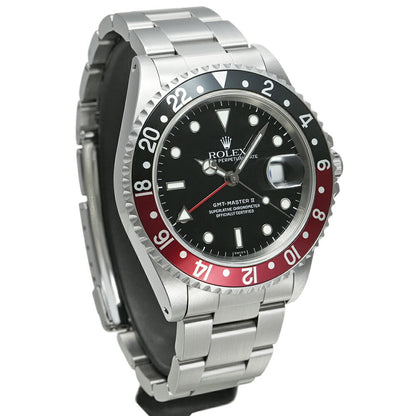 Rolex GMT-Master II, red & black bezel (“Coke” style)