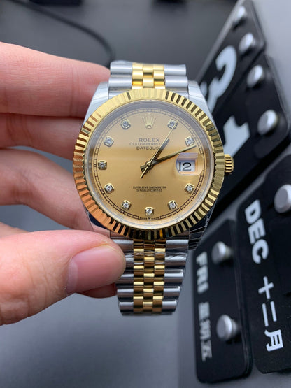 Rolex Day-Date 40 / Datejust 41, full yellow gold style