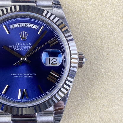 Rolex Submariner Date 40, blue dial & bezel