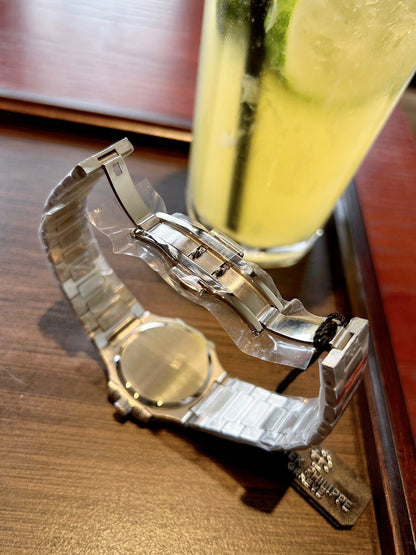 Lady - Grey - Rhinestones Bezel 316L Steel - Quartz - 35mm