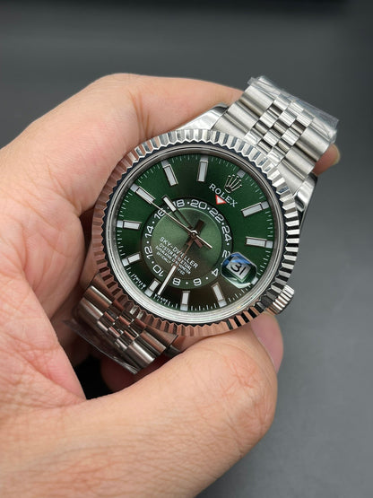 Rolex Sky-Dweller 42 - Green Silver