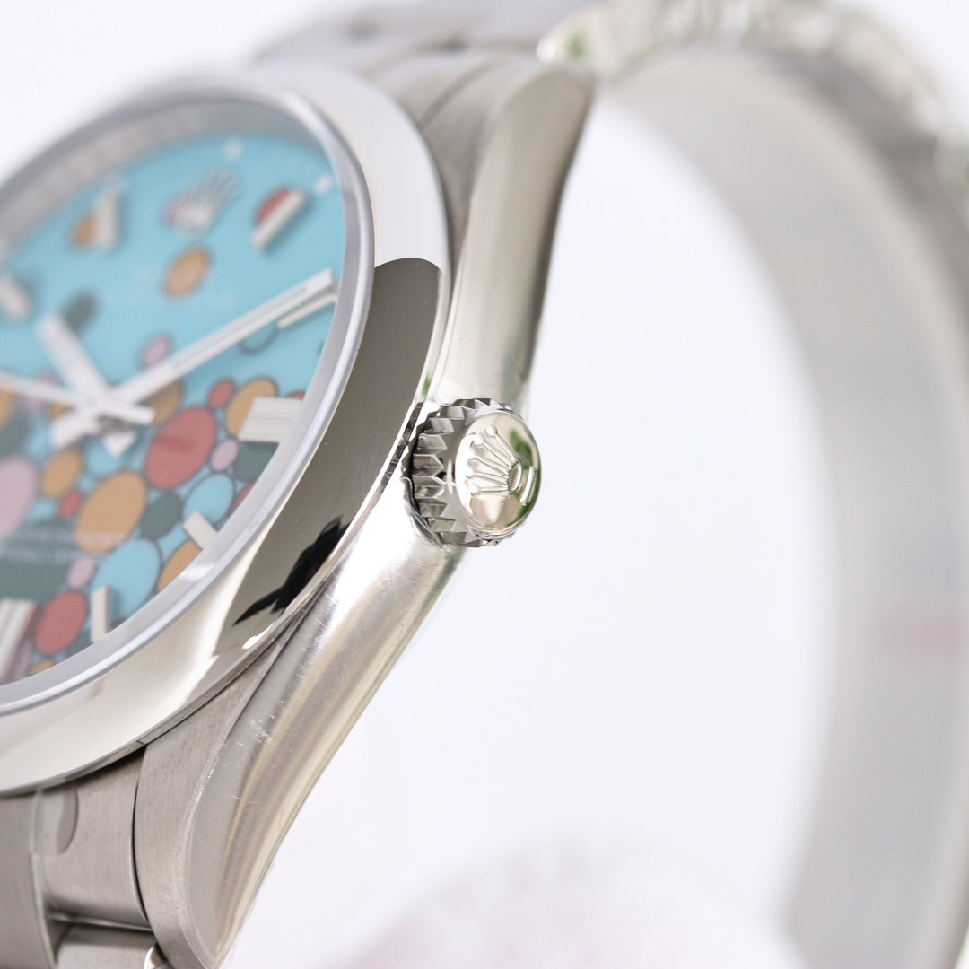 Rolex Oyster Perpetual Datejust 36/41, colourful “Celebration / Candy” dial