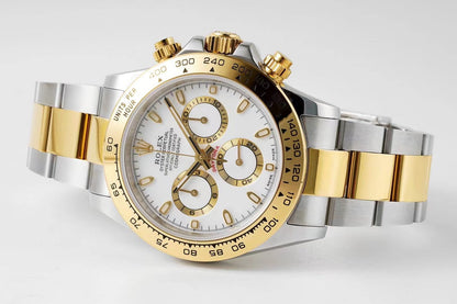 Rolex Cosmograph Daytona, stainless steel, white dial
