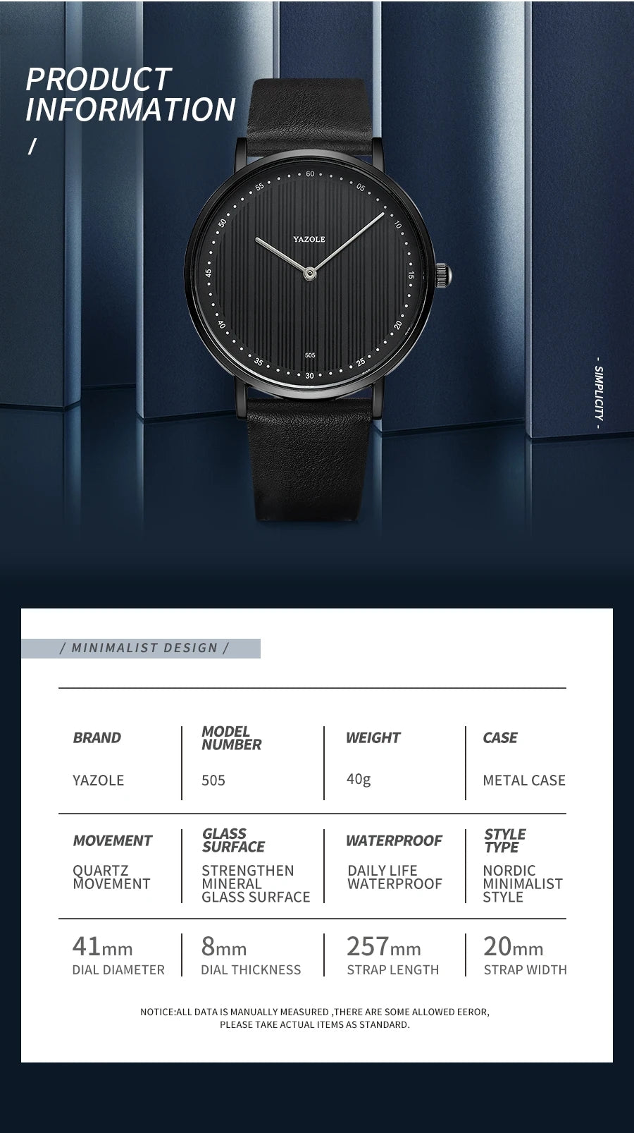 Black - Brown Leather - Automatic - 42mm