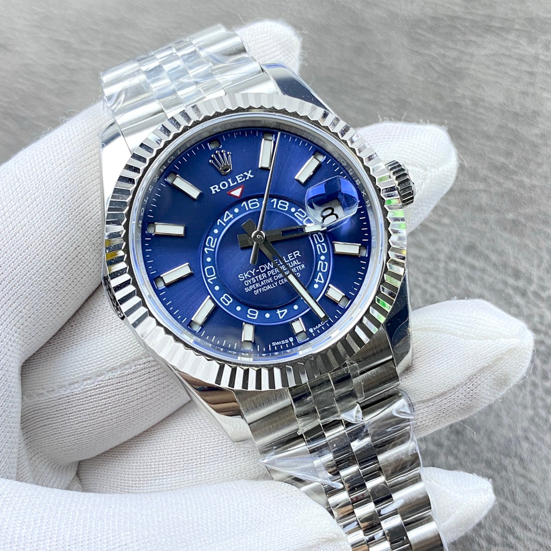 Rolex Sky-Dweller 42 - Blue Silver (White Steel)