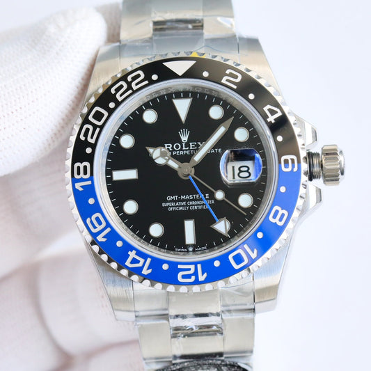 Rolex GMT-Master II, blue & black bezel (“Batman”)