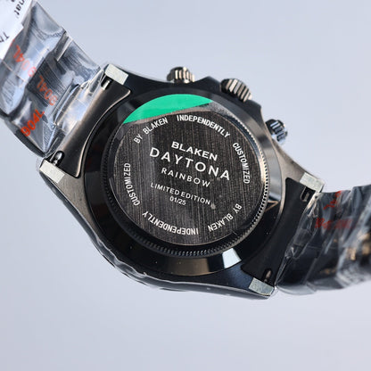 Rolex Cosmograph Daytona, colored racing accents (blue, orange, green, yellow etc.)