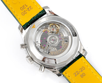 Chronograph - Green Ceramic - Green N-Timer - Green Leather - Automatic - 43mm