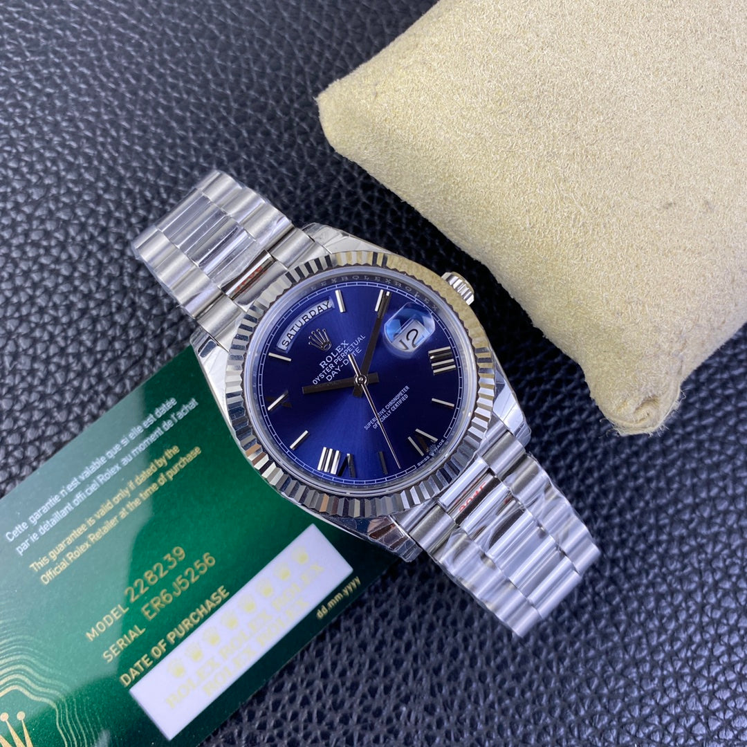 Rolex Submariner Date 40, blue dial & bezel